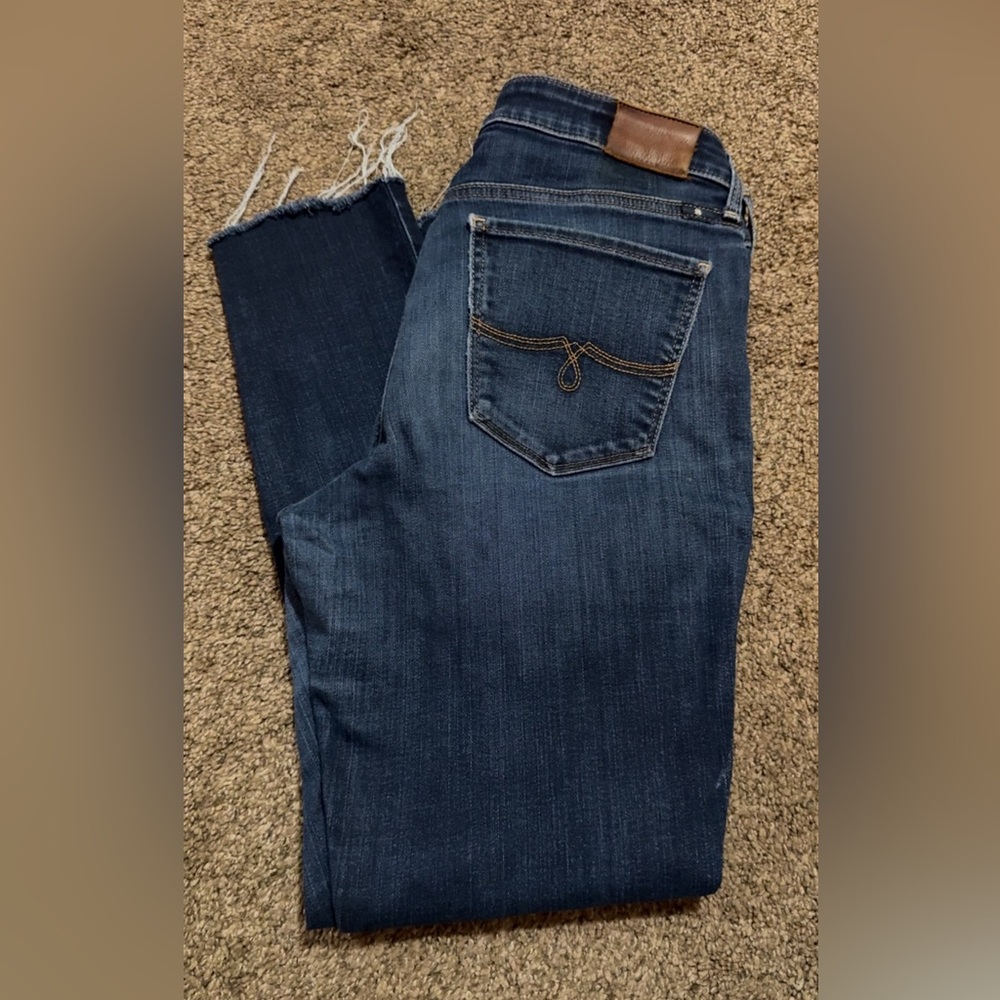 Lucky Brand Dark Blue Straight Leg Jeans